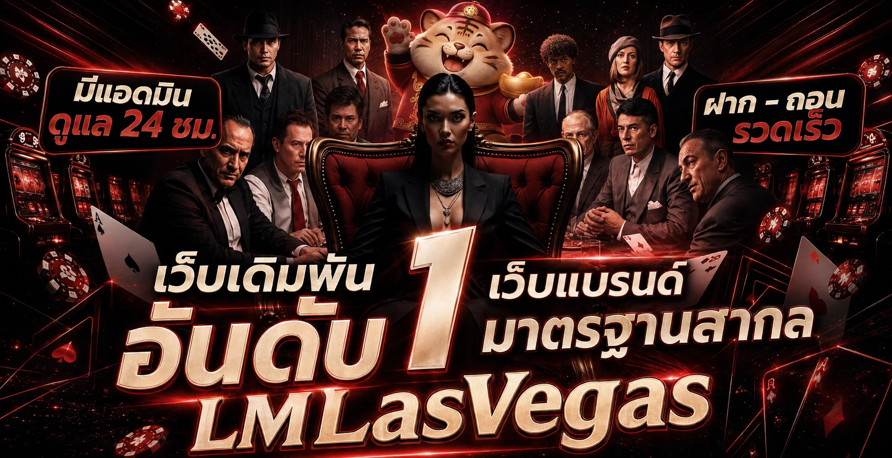 บริการฝากถอนอัตโนมัติ LMLasVegas 24 ชม.